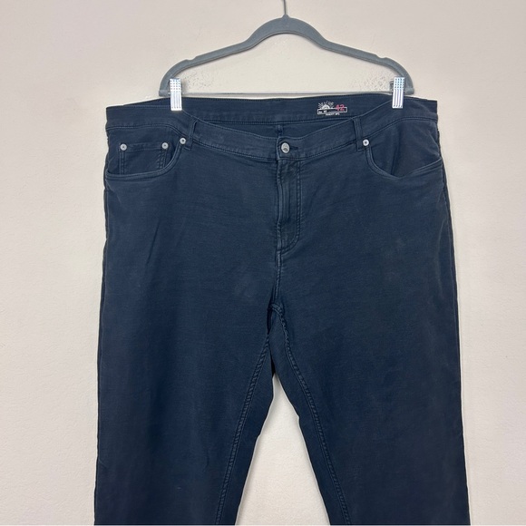 Faherty Mens Stretch Terry 5-Pocket Black Casual Pants | 42 - Picture 5 of 12